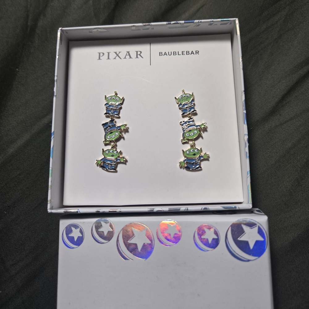 Pixar BaubleBar Toy Story Alien Earrings